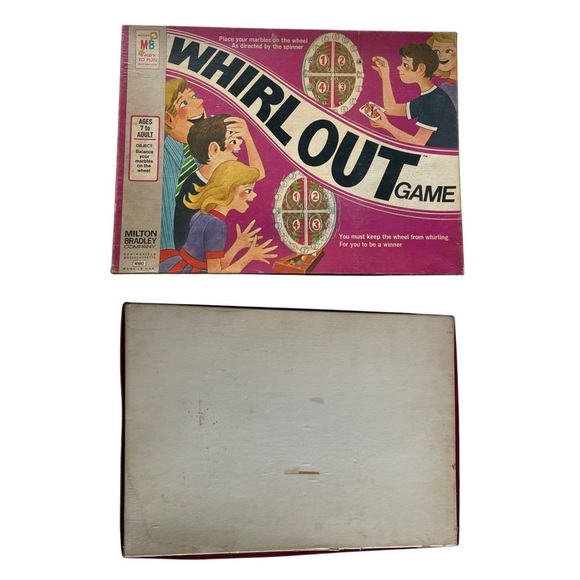 Vintage 1971 Whirl Out Board Game by Milton Bradley Rare - Picture 9 of 9